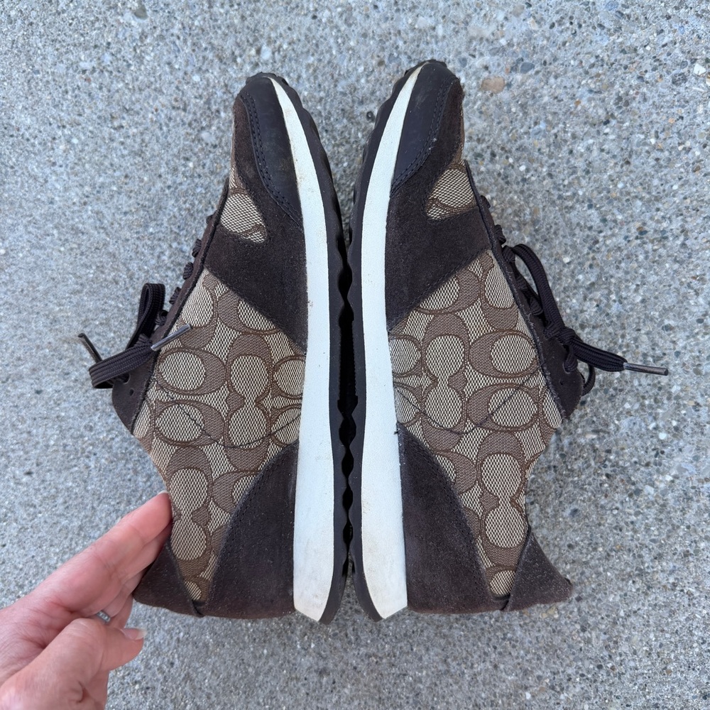 Coach Y2K Mason Signature Jacquard in Brown 38 - Picture 5 of 9